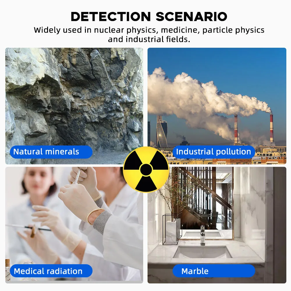 Гарантия качества JD-3001 Счетчик Гейгера Цифровой тестер радиации для лекарств