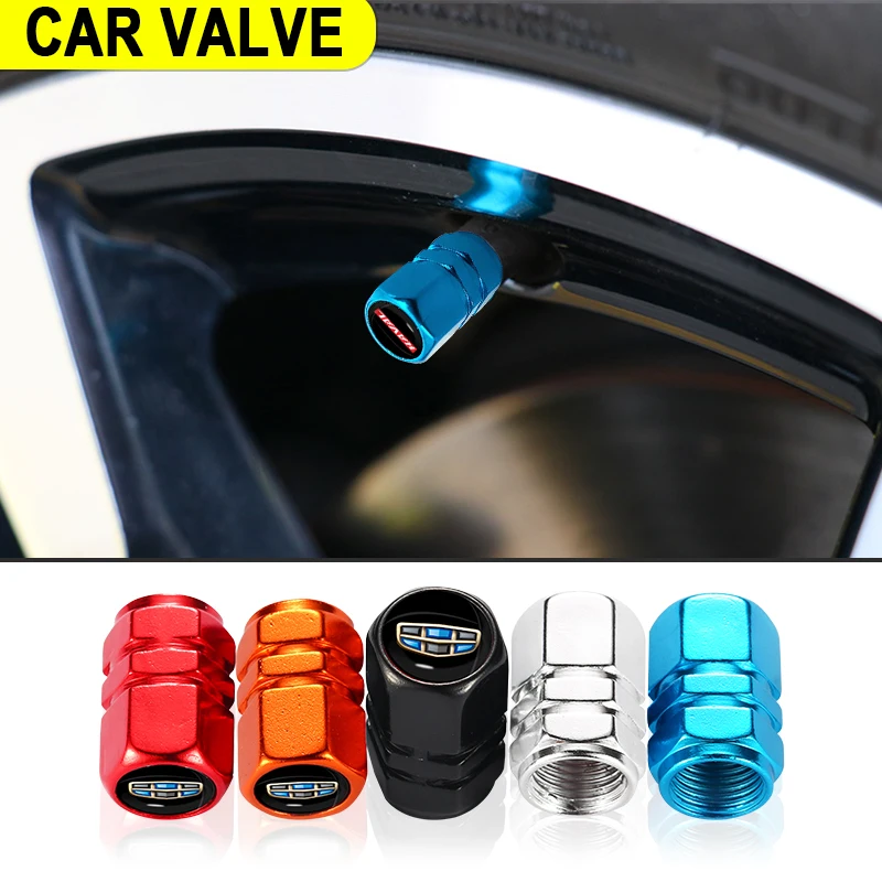 

4Pcs Aluminum Alloy Car Tire Hex Valve Caps for Peugeot 2008 206 207 208 3008 307 308 407 5008 508 Rcz Rifter Car Accessories