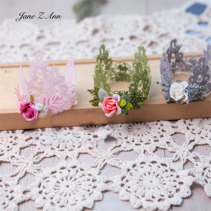 

Children photography crown props Mori girl baby newborn lace crown studio shooting accessories