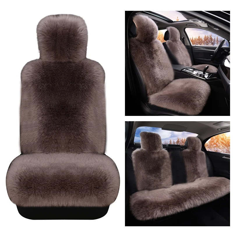 

Car Full Seat Cover Pad Protector Interior Accessories Artificial Plush Warm Auto Cushion Suitable for Mitsubishi pajero, ASX