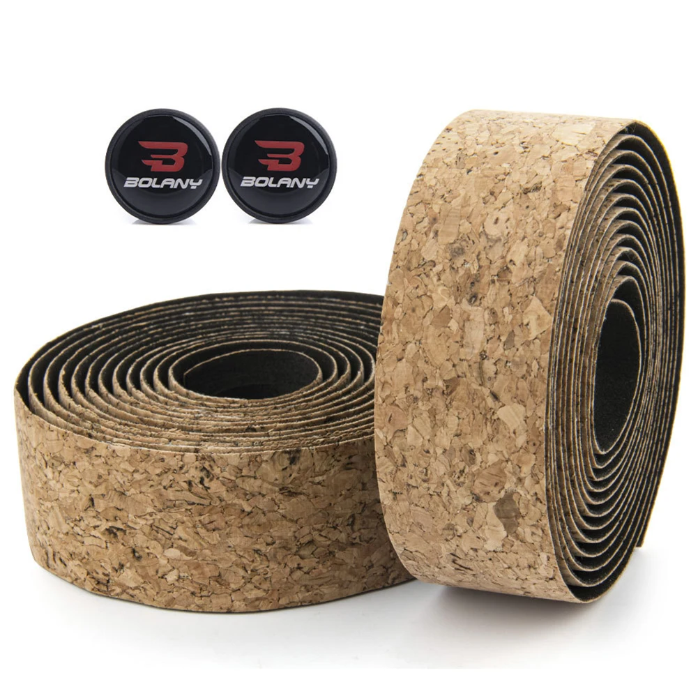 

Bike Sawdust Grain Tape Cycling Accessories Part Bicycle Handlebar Tape Natural Tan Brown Road Race Track Drop Bar End Plug