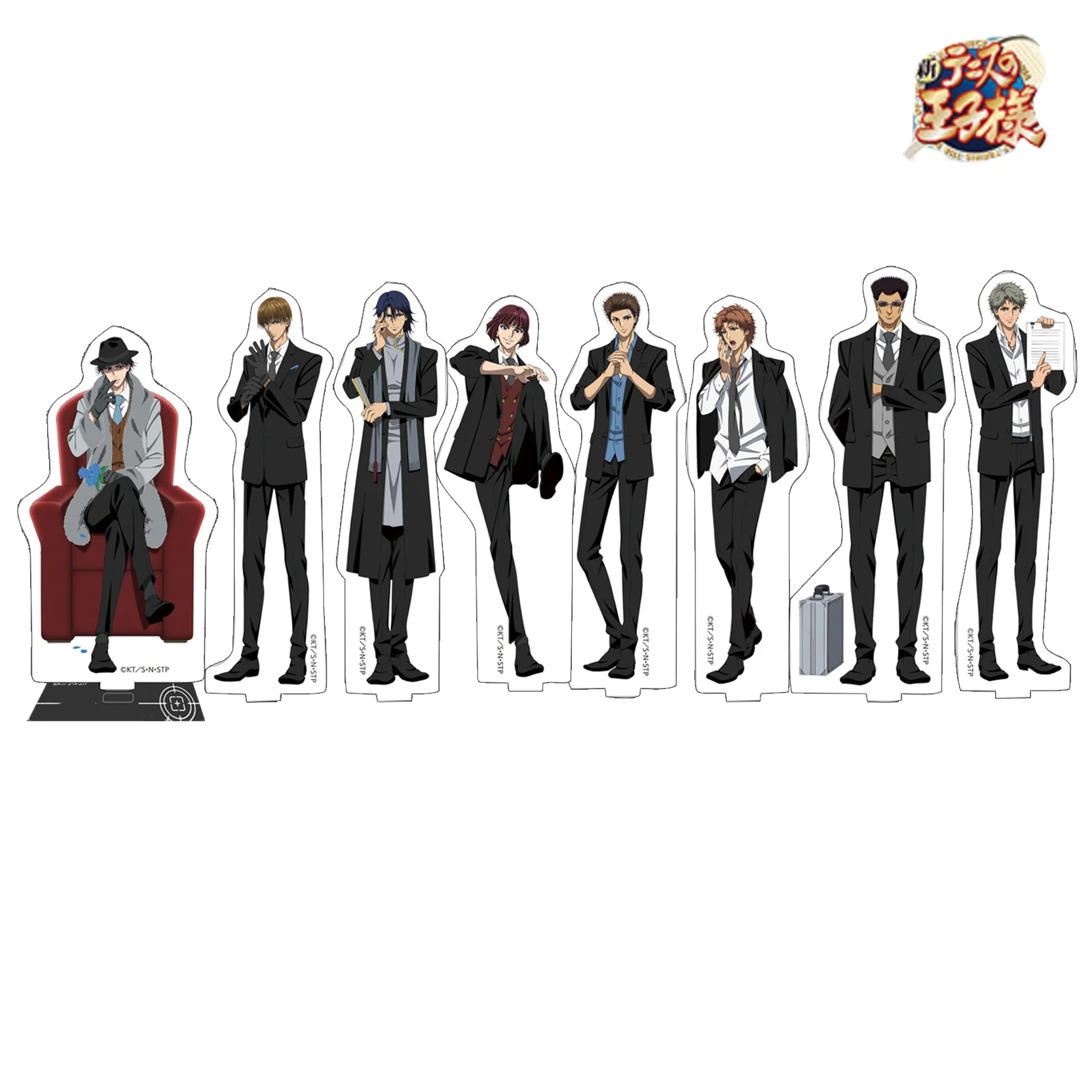 

Аниме Новый Принц тенниса Kabaji Munehiro Akutagawa Jirou Oshitari Yushi подставка фигурка Косплей Очаровательная настольная декоративная игрушка