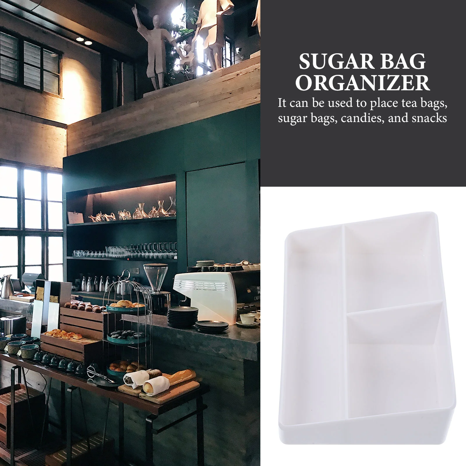 Ящик для хранения сахара органайзер кафе-бара столешницы сумка отеля декор