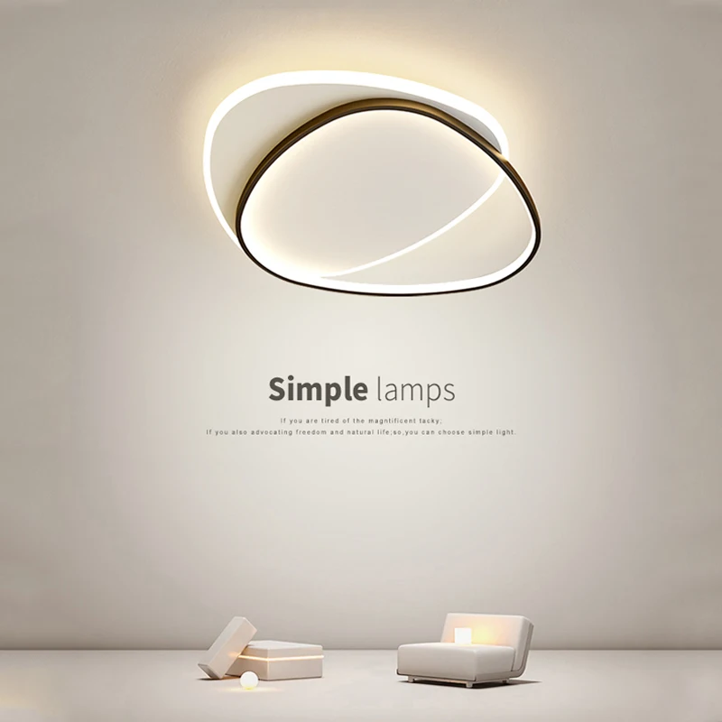 

Modern LED Ceiling Lights For Bedroom Study Living Room Indoor Round Lighting Lamps Decoration Luminaria Lustres Lamparas Avize
