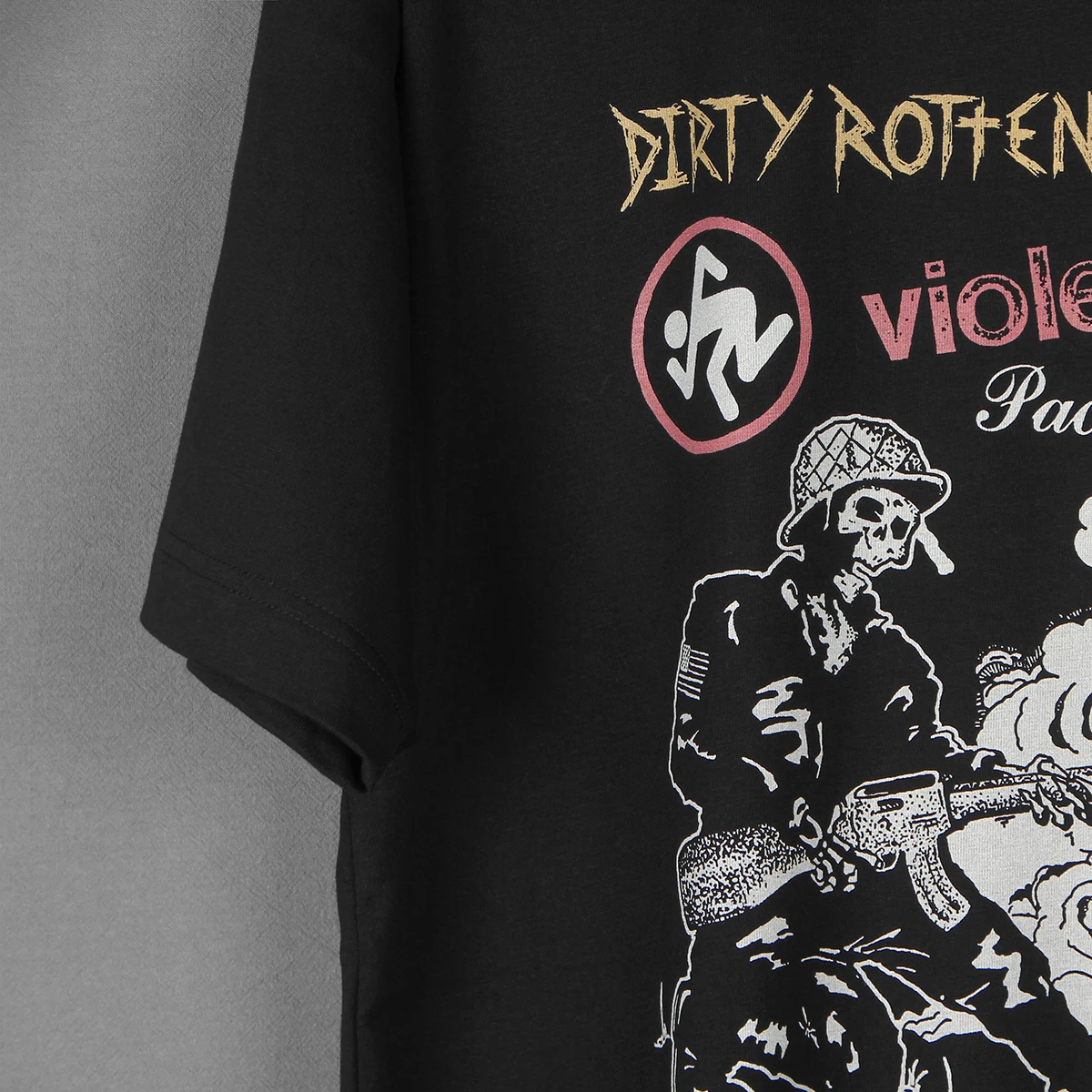 Фото Д.Р.И. Футболка Д.Р.И. Dirty Rotten Imbeciles Crossover Thrash Hardcore Punk Band Cryptic Slaughter Хлопковая рубашка с короткими рукавами №2