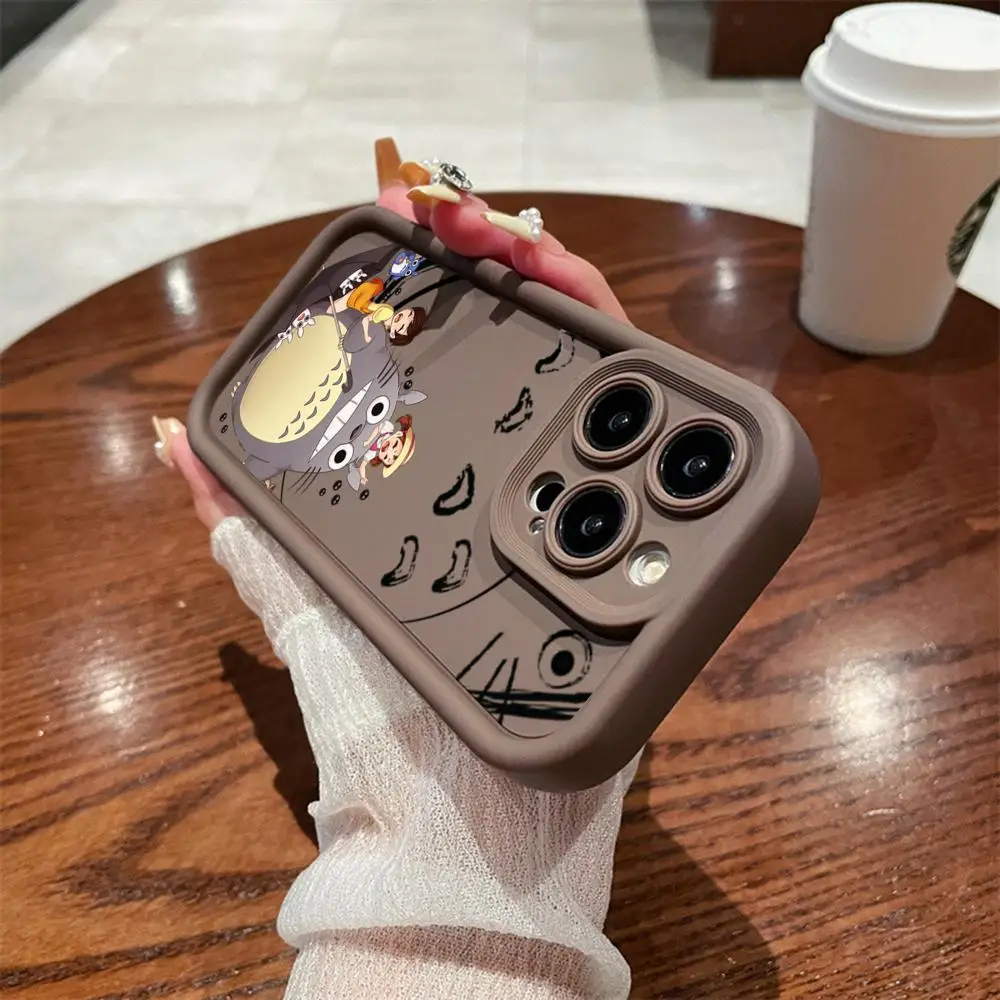 Чехол для телефона MINISO с изображением аниме T-Totoros R-Reflectivess лестница глаз Iphone 11 12 13