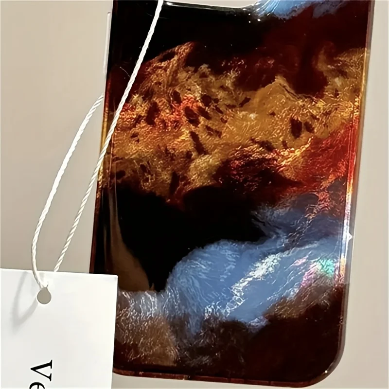 Фото Роскошный винтажный силиконовый чехол Maillard Collage для iPhone 17, 16, 15, 14, 13, 12, 11, 17 Pro Max, 7, 8 Plus, XR, XS, чехол из ТПУ. №4
