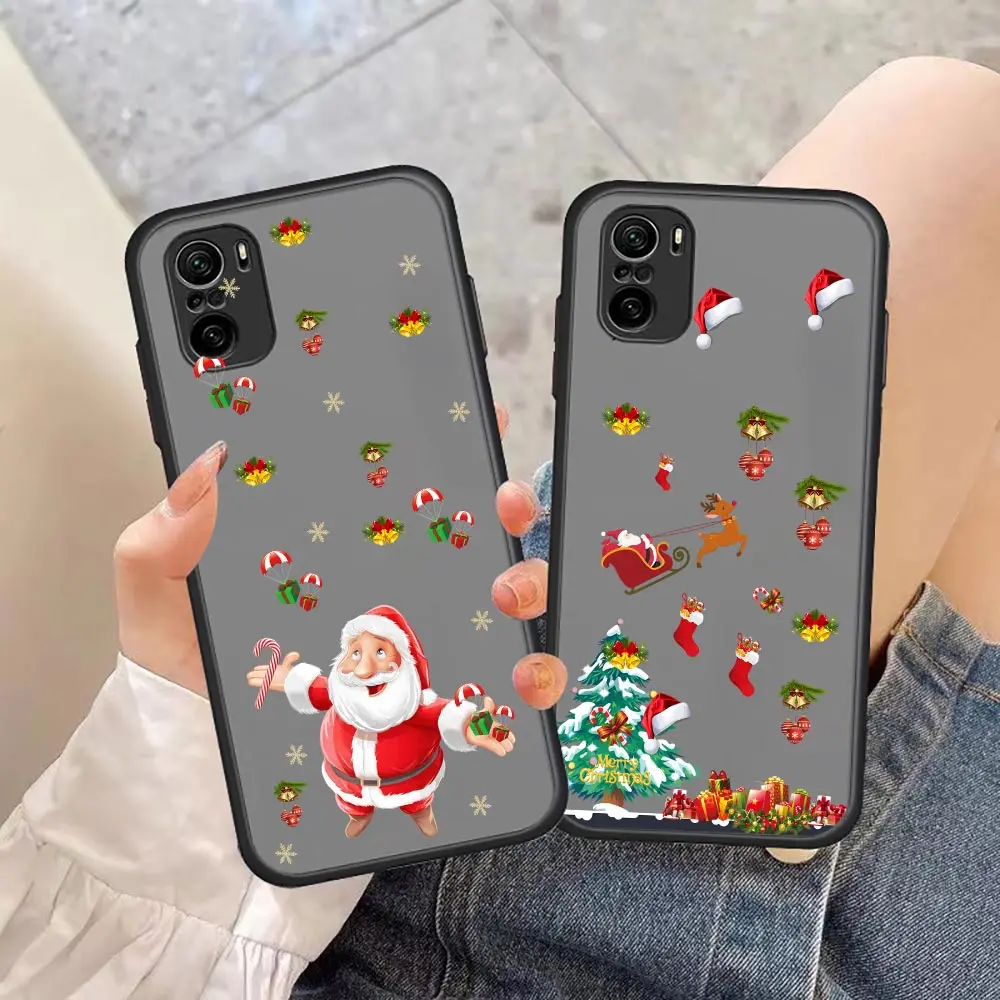 

Merry Christmas Santa Claus Case For Redmi K30 Case For Redmi K40 K30 K20 10 10C 10X 9T 9C 9A 9 8A 8 7A 7 6 6A Pro Plus 5G Cover