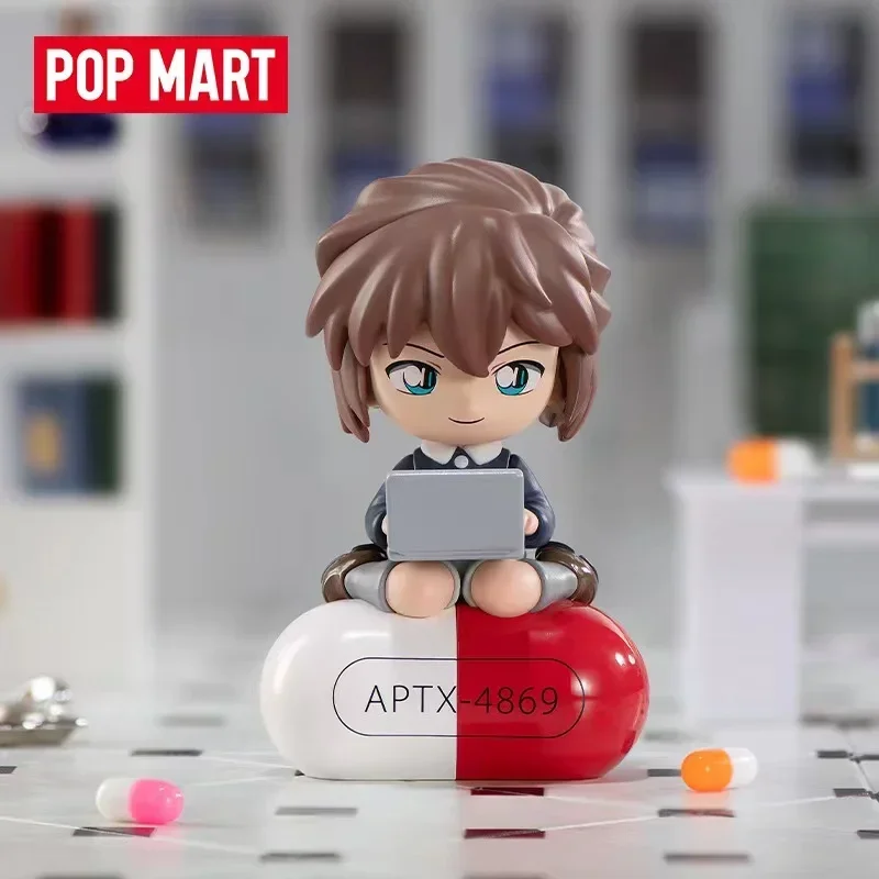 Фото POP MART: Серия классических персонажей «Детектив Конан», коллекционная фигурка в закрытой упаковке, оригинальная игрушка, милая аниме-фигурка, украшение, подарок №5