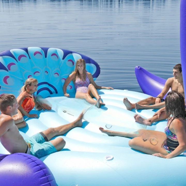 Очень большой надувной водный бассейн надувные павлины на 6 человек плавающий