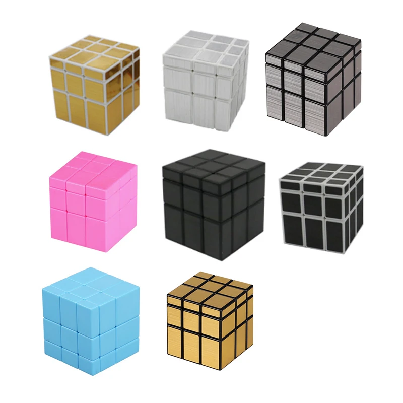 

[ECube] sengso 3x3x 3зеркальный волшебный куб новый золотой серебряный матовый необычный куб-головоломка образовательные игрушки для детей подарок