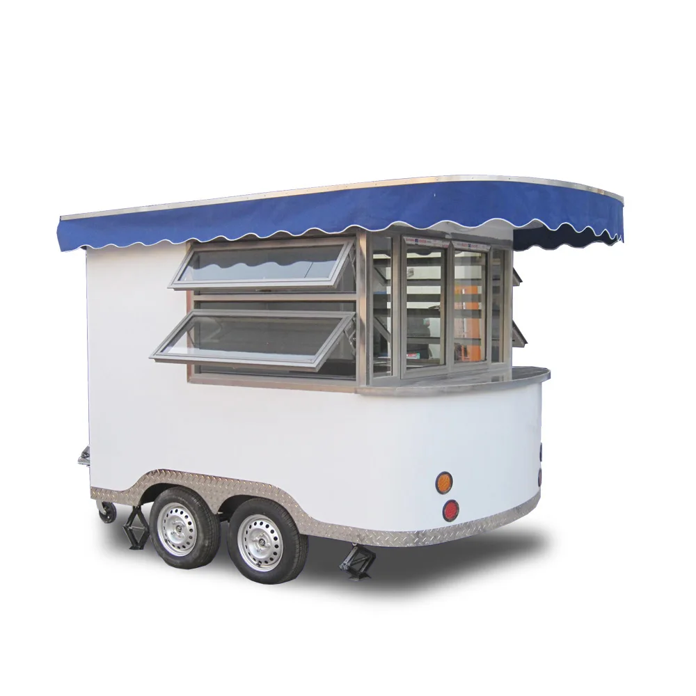 

Cool summer food cart/mobile food cart trailer with wholesale price