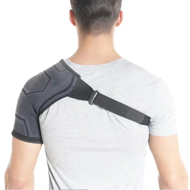 

Shoulder Support Stability Brace Compression Sleeve Strap Wrap for Rotator Cuff Dislocated Joint Pain Sprain Soreness Bursitis