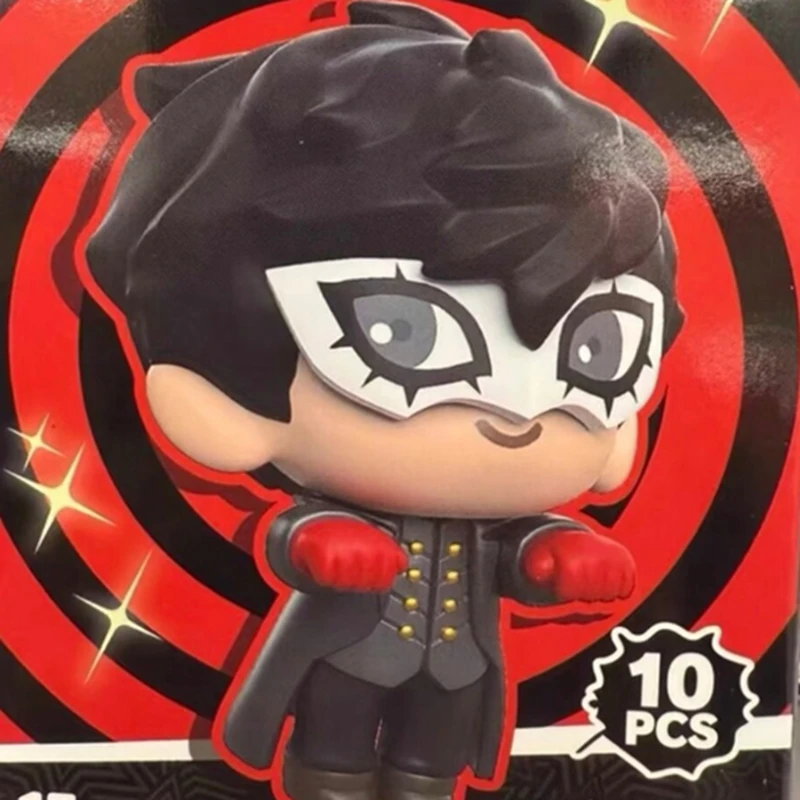 Фото Оригинальная серия фигурок-сюрпризов Persona 5 Royal: Костюм Фантомного Воров, фигурка Джокера, аниме-фигурка Моны, загадочная коробка, модель черепа Ноара, украшение, подарок №3