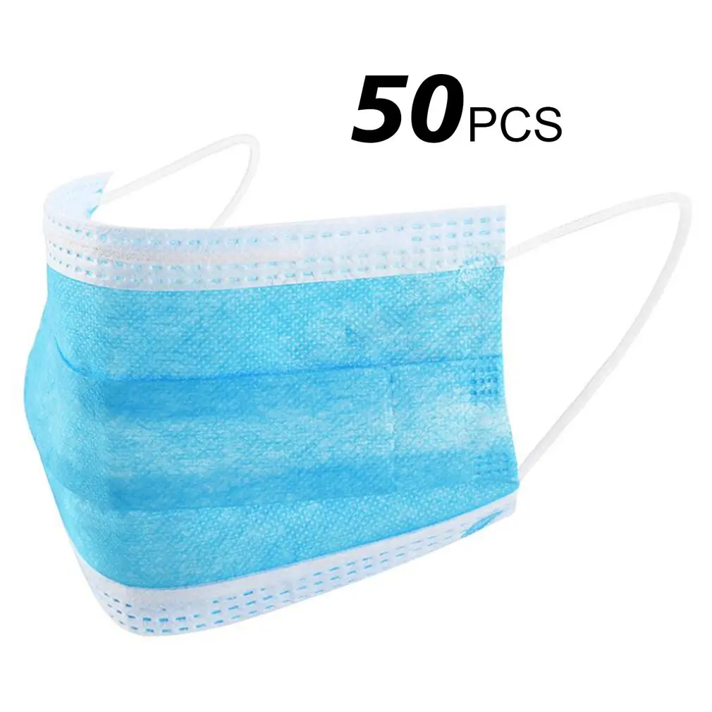 

Disposable respirator 3-layer protective dust filter mask respirator fresh High efficiency filtration 3D fitting 1 bag