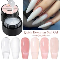 milky white nail extension gel polish nude clear extension uv gel for nails finger extensions form tips french nail art tool
