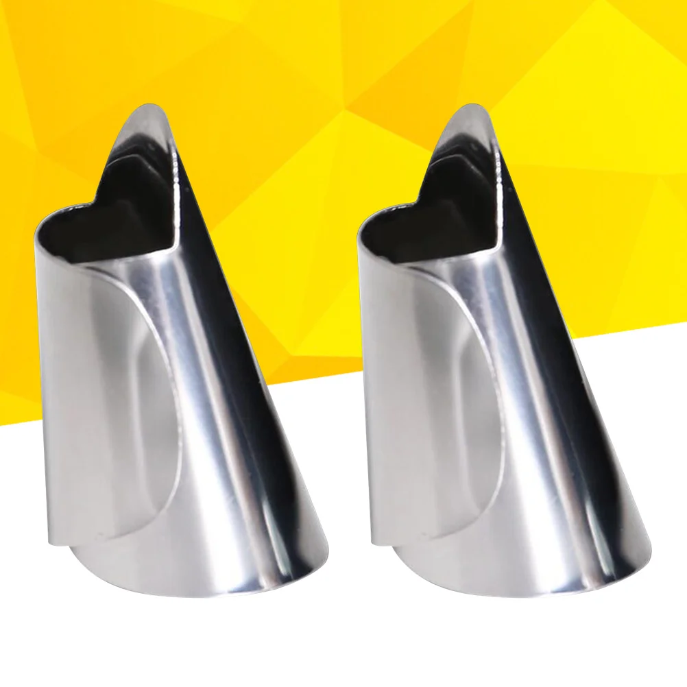 

Finger Protector Cutting Stainless Steel Thumb Guards Peeler Chopping Guard Metal Chef Sheller Slicing Peeling Seafood Nut