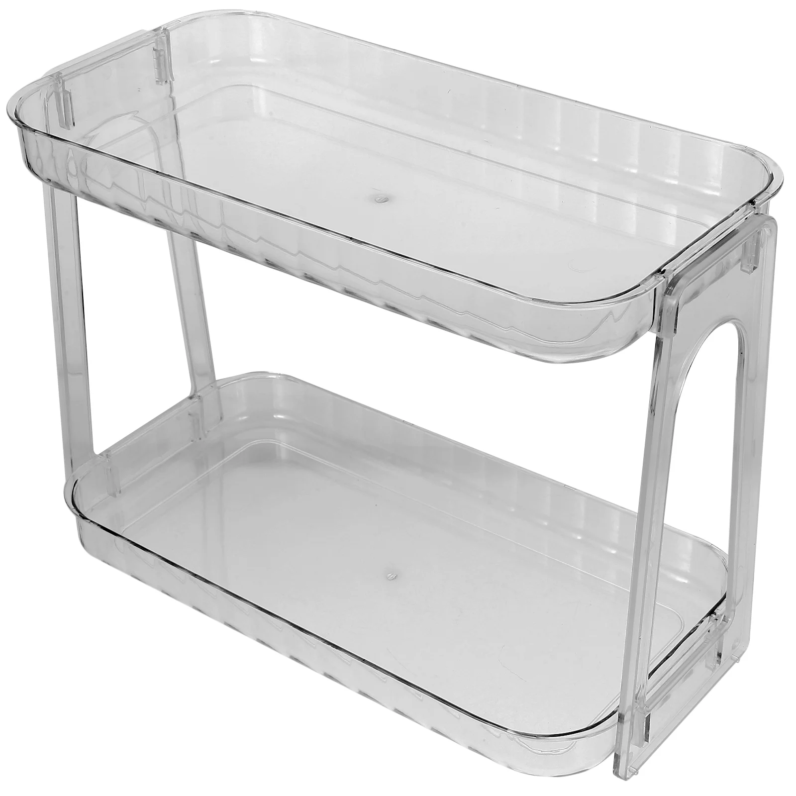 

Storage Racks Bathroom Toiletry Organizers Countertop Holder Vanity Corner Shelf 2 Tier Tray Accessories