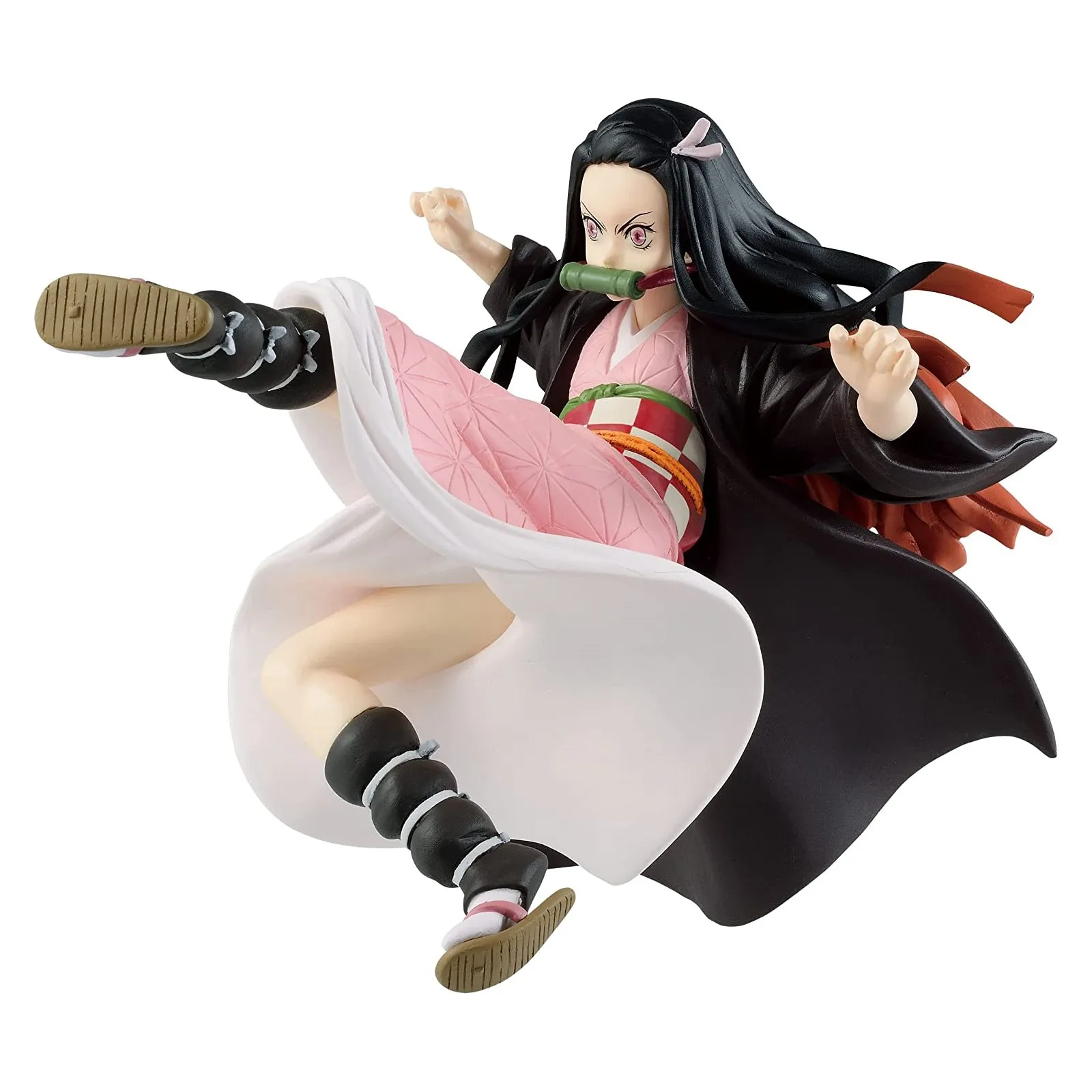 Demon Slayer Nezuko Kamado Action Figure Bandai con calcio volante 4
