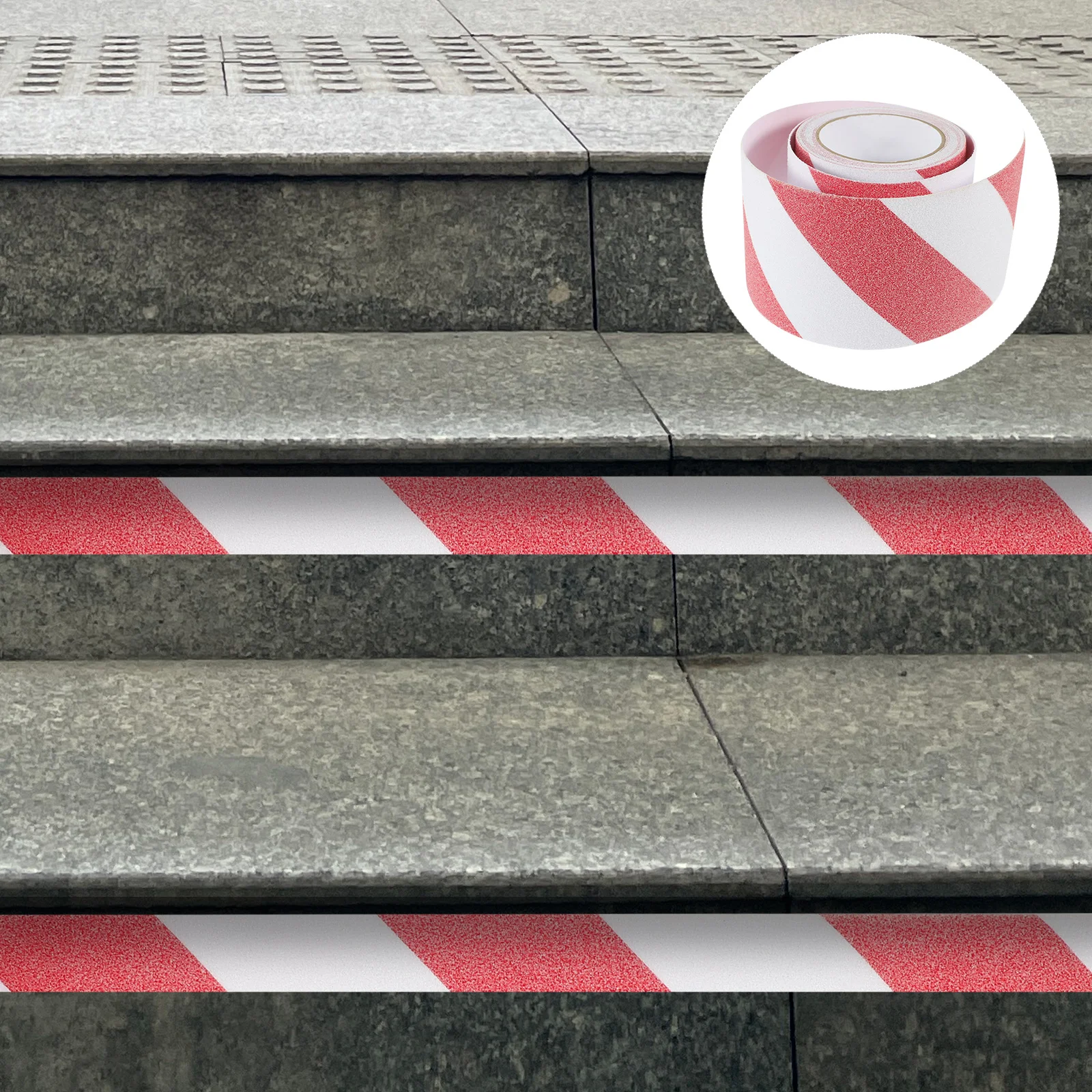 

1 Roll Safety Tape Non Skid Strip Stairs Traction Strip Slippery Surfaces Warning Tape