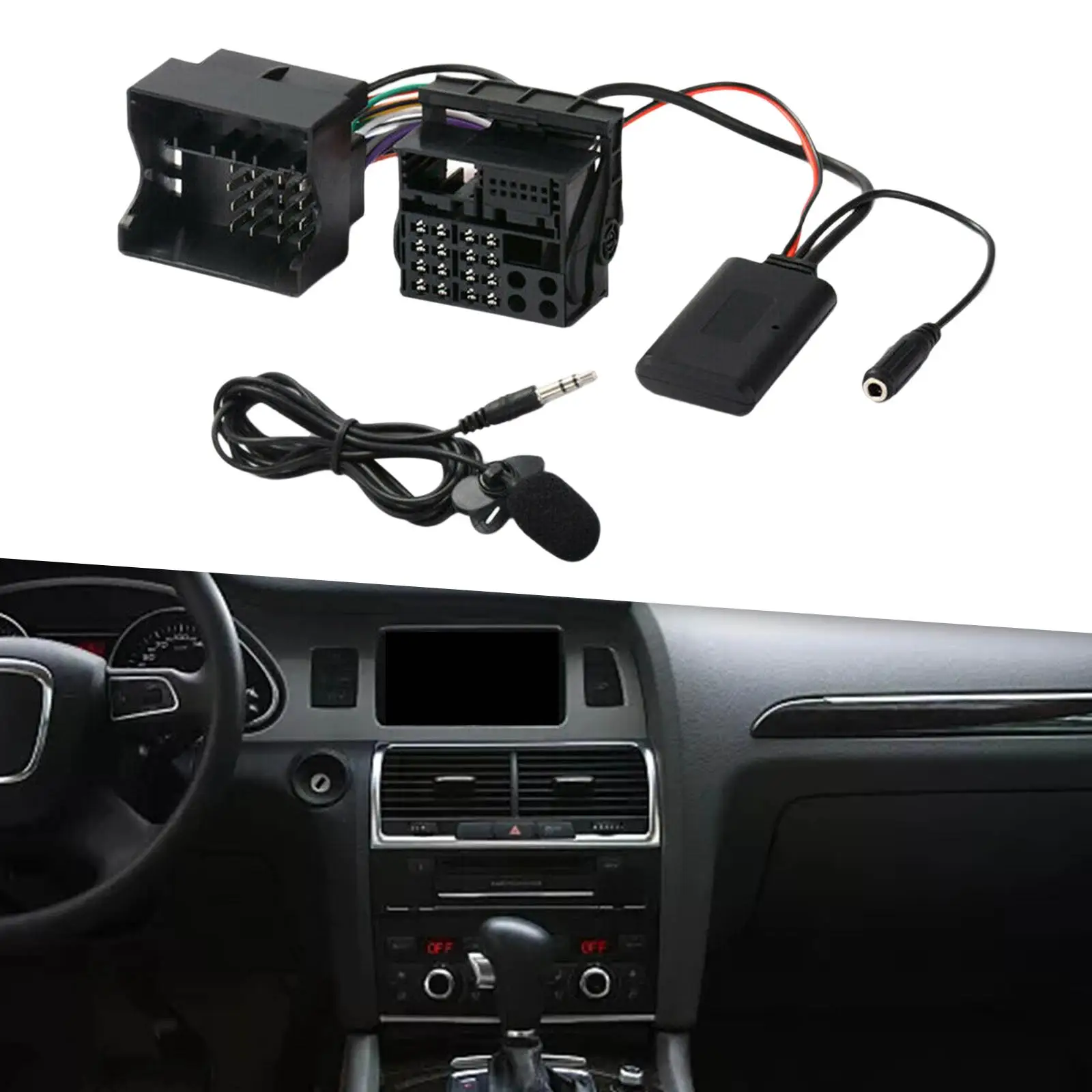 Bluetooth AUX адаптер аудио кабель для Ford S-max 2006-2007 Focus MK2 2004-2007 Galaxy C-max 2003-2007