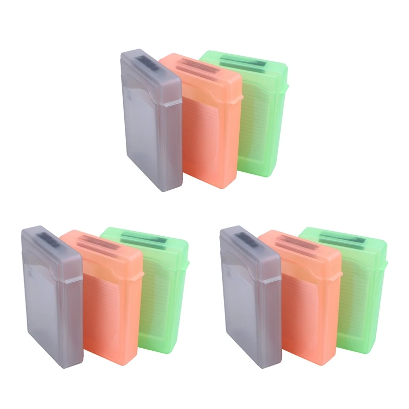 

15 PCS 3.5 Inch Portable IDE Sata HDD External Case Hard Drive Case Hard Case Plastic Protection Case