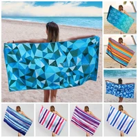 microfiber sand free beach towel soft absorbent lightweight thintowel blanket for travel pool swimming bath camping