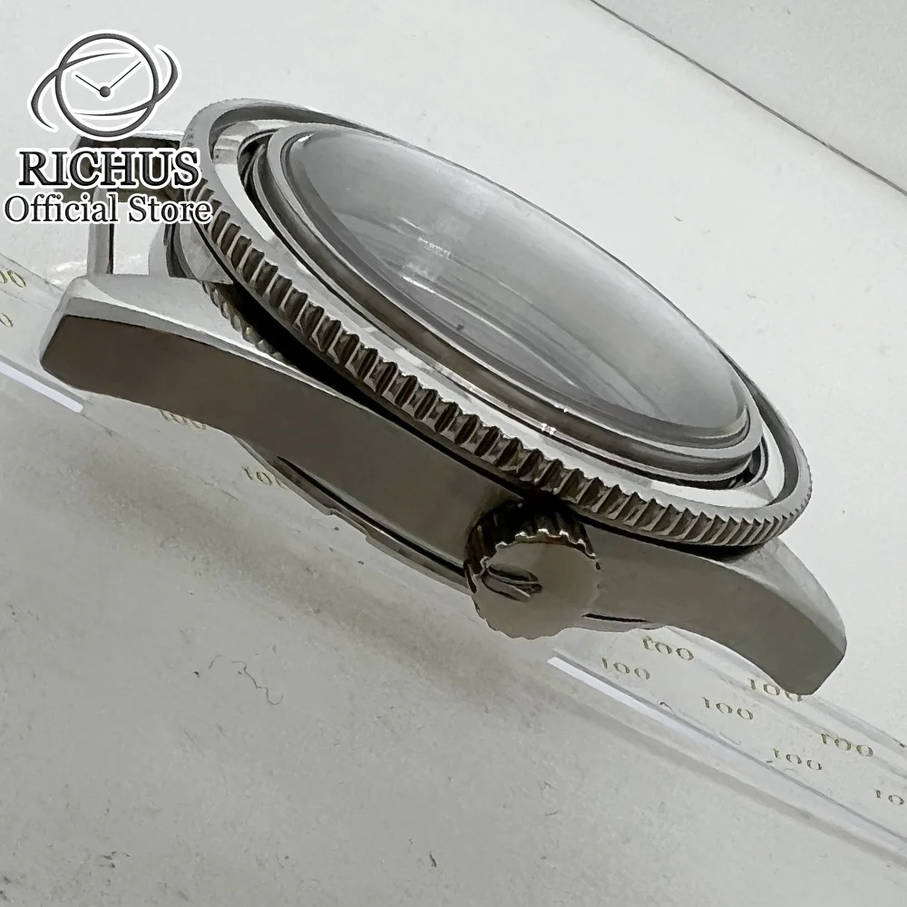 42 мм чехол для часов с твердым сапфировым стеклом подходит NH35 NH36 ETA2824 PT5000 Seagull ST2130