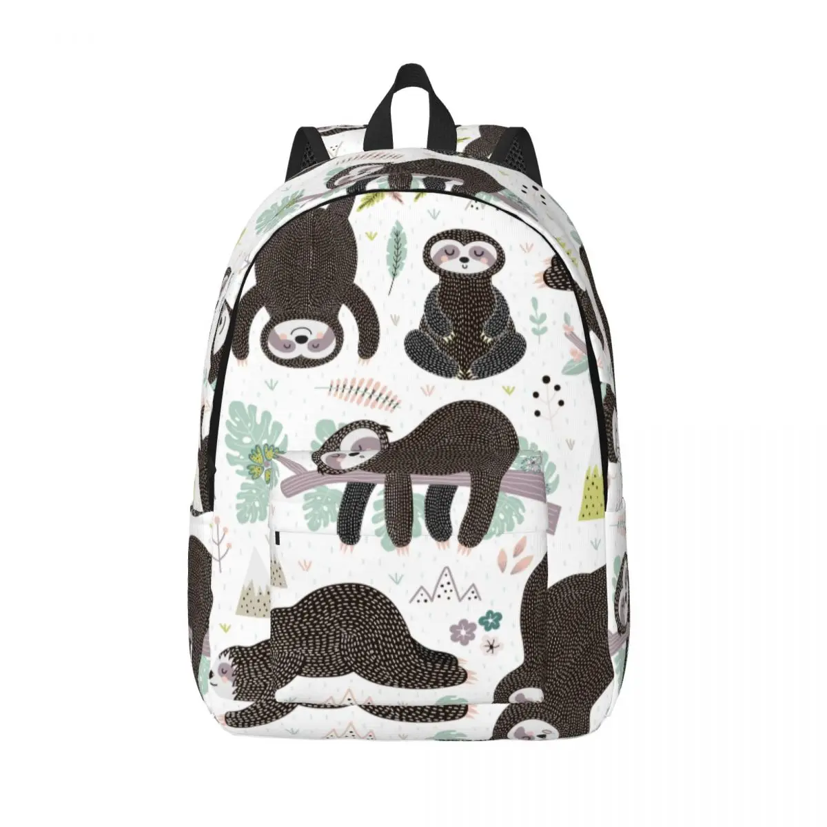 

Men Women Backpack Large Capacity School Backpack for Student Cute Cartoon Sleeping Sloths School Bag