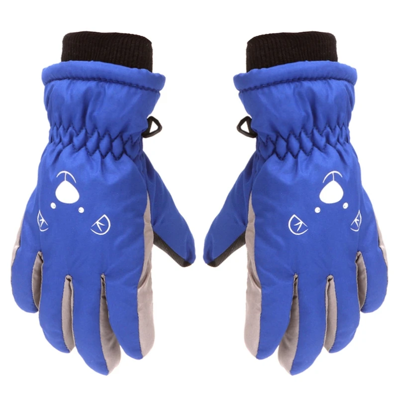 

Детские Лыжные велосипедные перчатки толстые теплые варежки для малышей водонепроницаемые ветрозащитные уличные спортивные милые перчат...