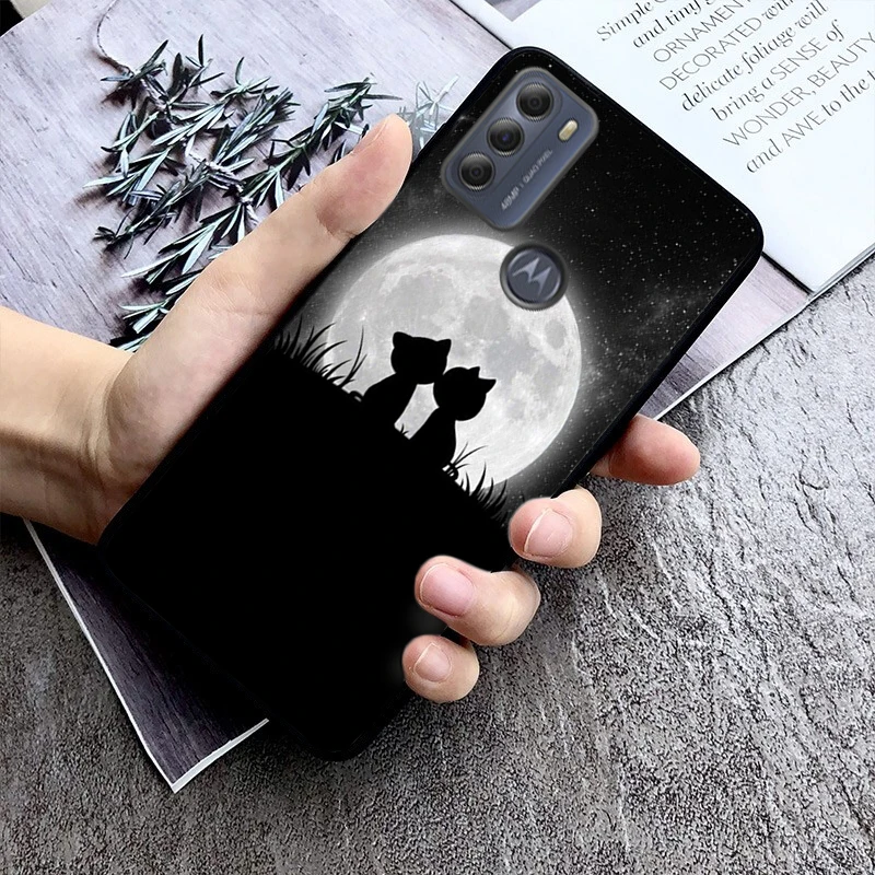 Чехол для телефона с милым котом Motorola Edge 50 40 Pro 30 Ultra Neo Fusion Moto G Play Stylus Power 5G