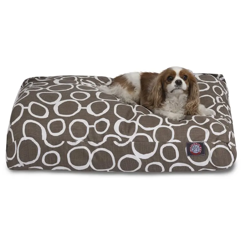 

Fusion Shredded Memory Foam Rectangle Pet Bed For Dogs, Removable Cover, Mocha, Medium