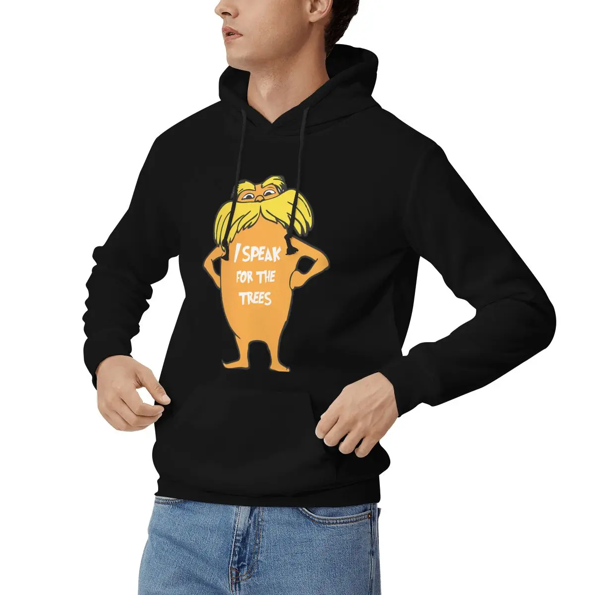 Lorax I Speak For The Trees So Cute толстовки с капюшоном в стиле аниме мужские комплекты