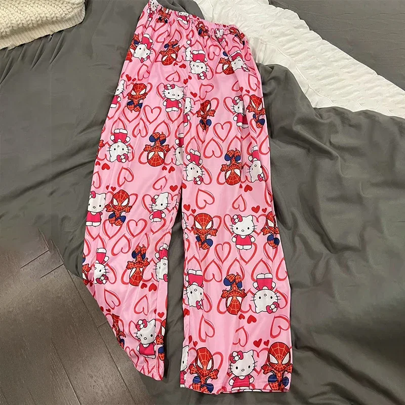 Пижамные штаны в стиле аниме Человек-паук