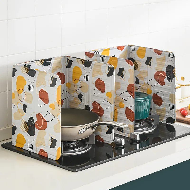 

Kitchen Cooker Shield Splash Guard Cooking Frying Oil Splash Screen Cover Aluminium Foil Scald Proof Board Protection Plate