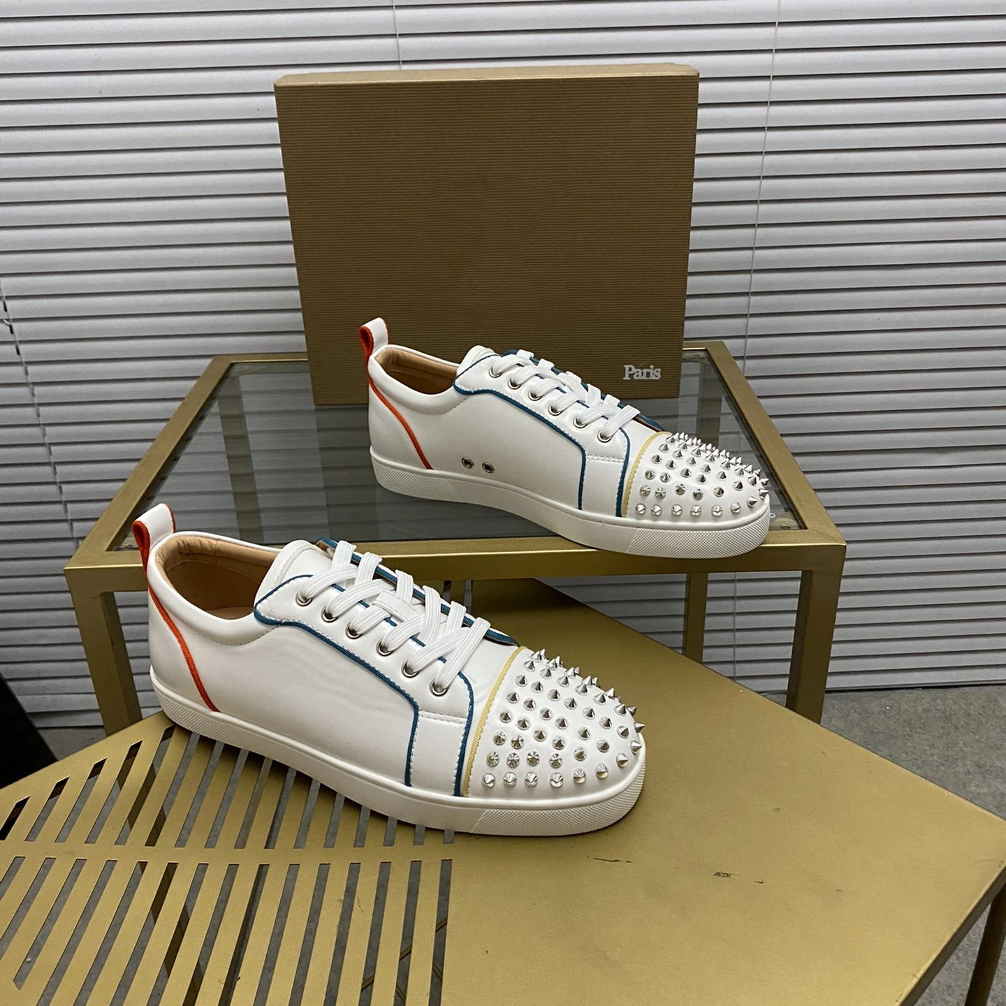 

Top Quality Red Sole Mens Casual Shoes Luxury Womens Leather Sneakers Unisex Fashion Trainers Youth Designer Canvas Shoes MD0087