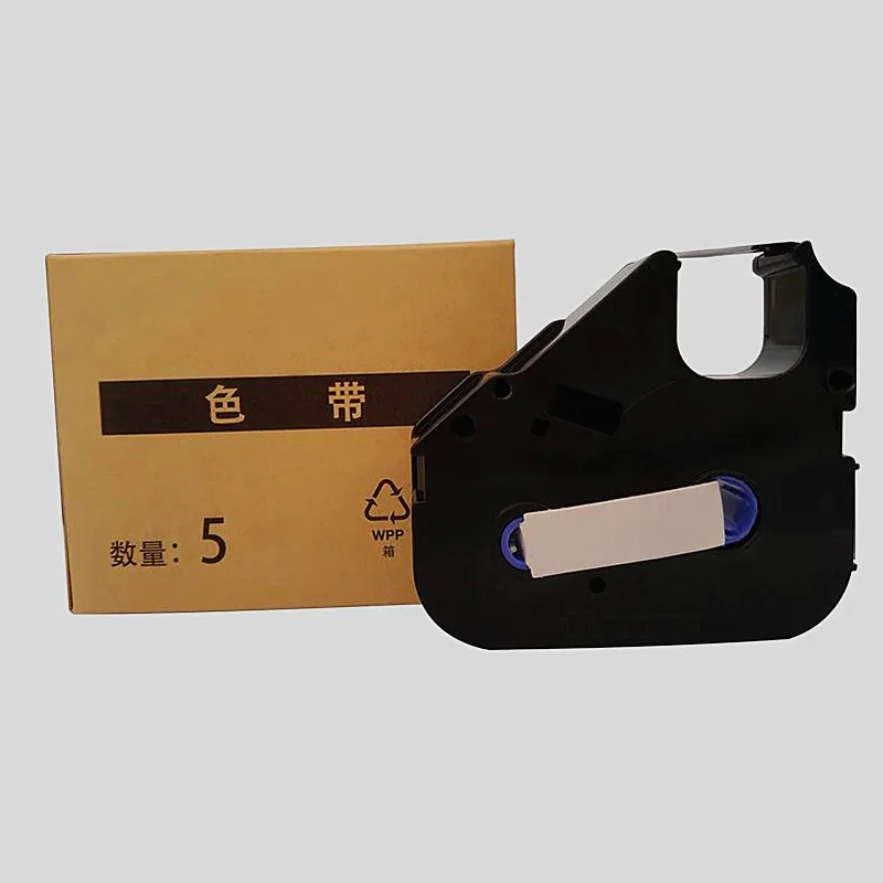 

Cable marker Ink Ribbon Cassette MK-RS100B (compatible)LB-200Bk Black typewriter cartridge for cable ID printer mk2500 m-1pro