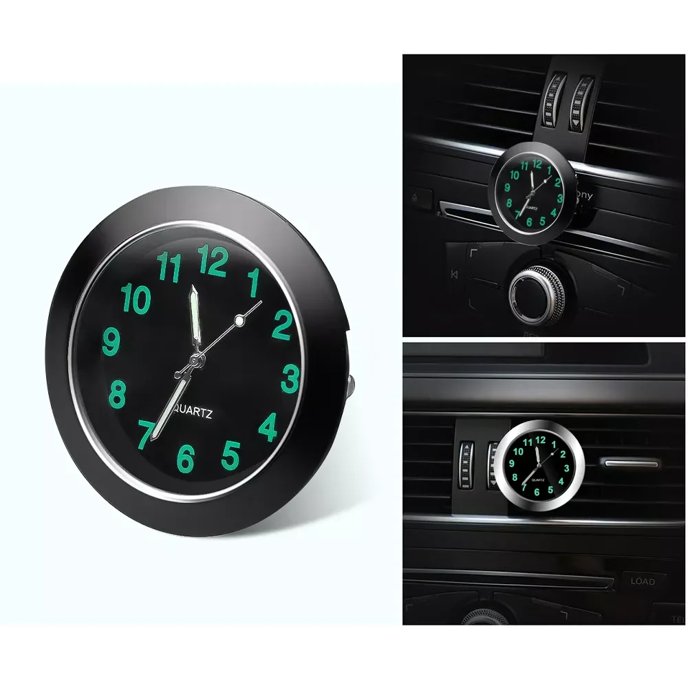 

Car accessories Car Clock Ornament Auto Watch Decoration Automobiles Interior Dashboard Time Display Digital Pointer Clock In Ca