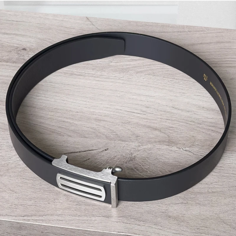 Ремни из натуральной кожи шириной 3 5 см для мужчин модное платье твердая