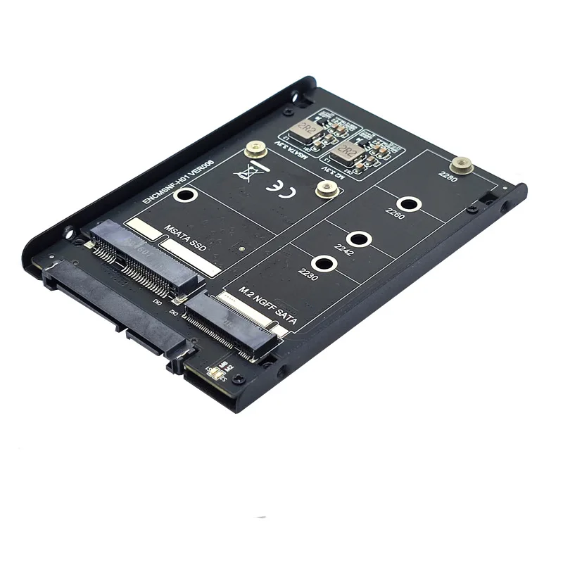 Карта адаптера M.2 NGFF + mSATA — SATA3 Твердотельный накопитель JBOD карта интерфейса 6G