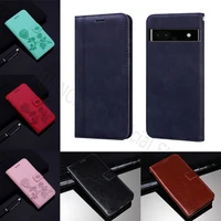 flip wallet cover for google pixel 6a case leather magnetic card phone protective shell etui book for google pixel 6 a case bag