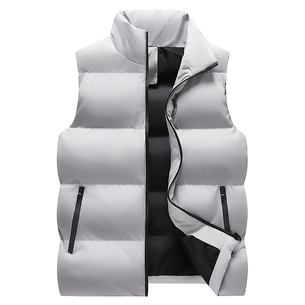 Mens Sleeveless Vest Jacket Men Autumn Warm Jackets New Male Winter Casual Waistcoat Vest Veste Homme Brand Clothing Plus Size