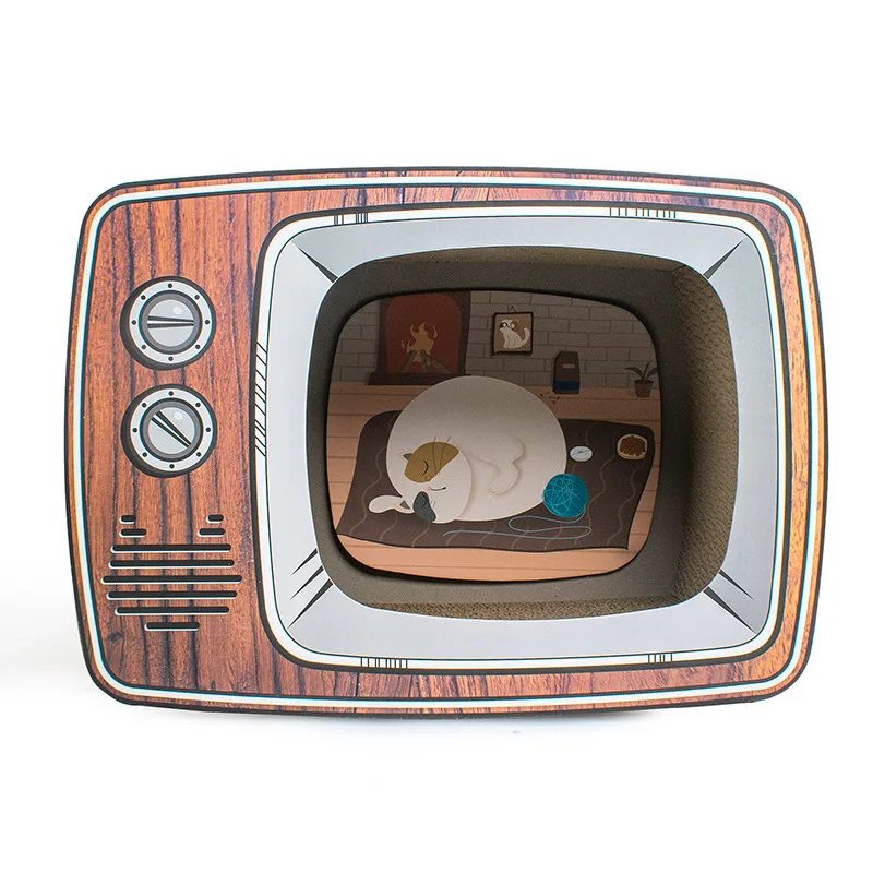 

Кошачья мебель, Когтеточка для домашних игр, игрушки для кошек, защита дивана, пещера, креативная гофрированная бумажная чесалка, картонный ...