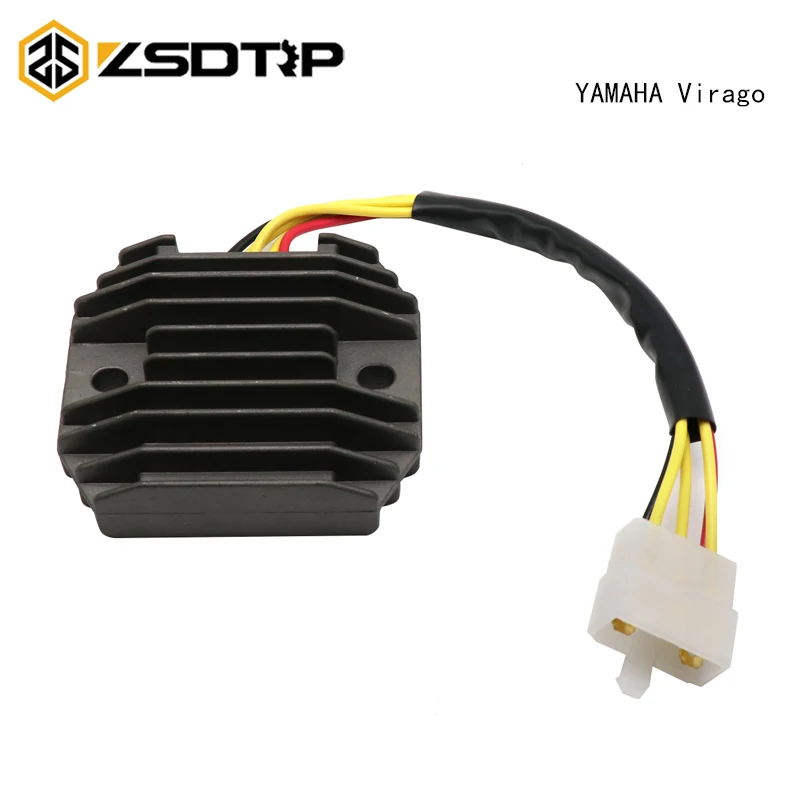 

ZSDTRP-12V регулятор напряжения Выпрямитель зарядное устройство для YAMAHA Virago XV125 XV250 XV400 XV 125 250 400 TDM850 Замена