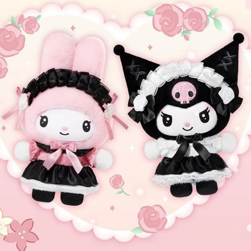 Фото Персонажи Sanrio Angel Garden Series, плюшевая слепая коробка, милая кукла My Melody Kuromi, сумка, подвеска, загадочная коробка-сюрприз, подарочная игрушка для девочки №2