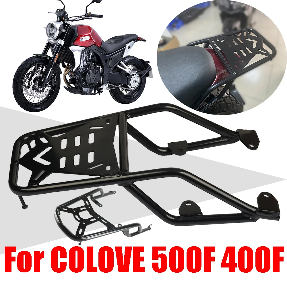 For VELOCE COLOVE 500F 400F 400 500 F Motorcycle Accessories Rear Seat Rack Bracket Luggage Carrier Shelf Holder Top Box Support