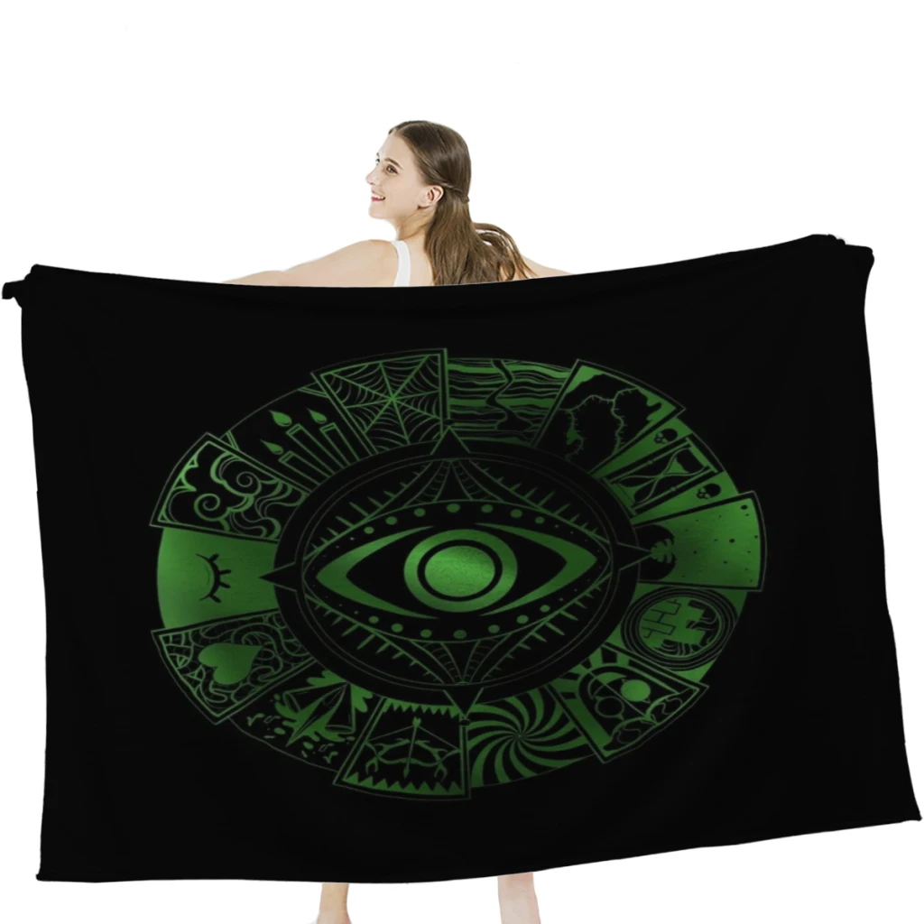 

Мягкое теплое покрывало страшное колесо