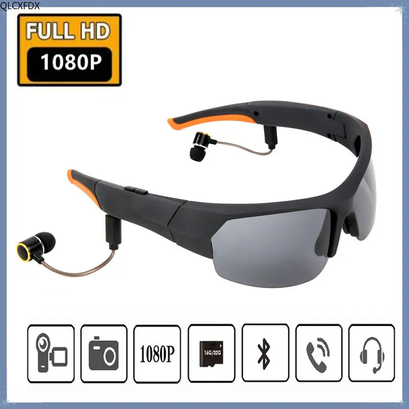

ET Sunglasses Camera Polarized Lens1080P Smart Camcorder Glasses Multifunctional Sports action camera espia video sound recorder