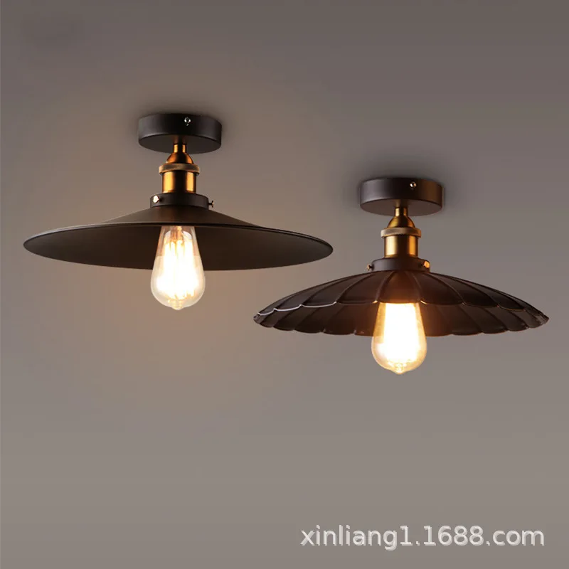 

Amazon American Vintage Industrial Rural Iron Art Light Bar Cafe Corridor Bar Counter, porch, ceiling mounted aisle light