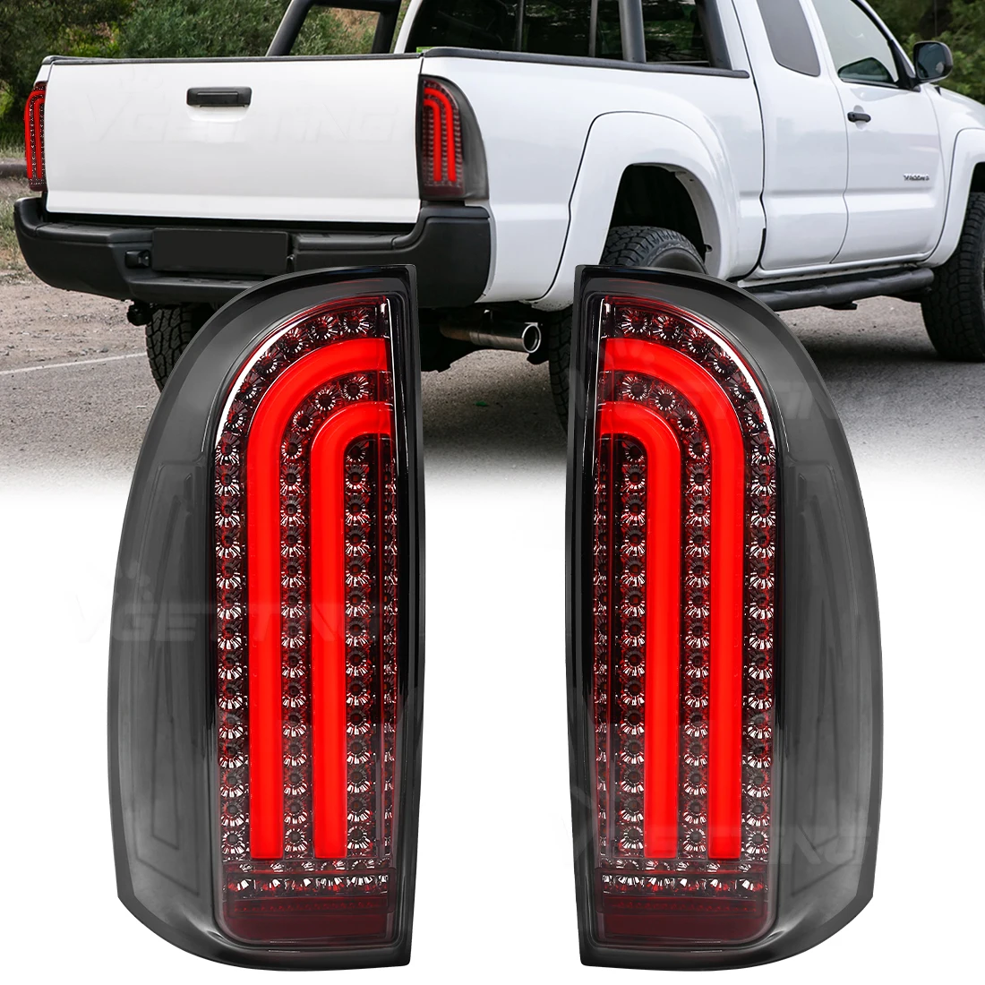 Светодиодный задний фонарь в сборе для Toyota Tacoma 2005 2006 2007-2015 стоп-сигнал указатель